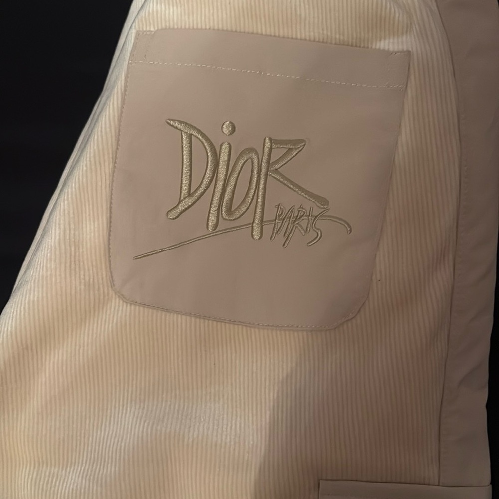 Dior Tan Track Pants with Relaxed Fit